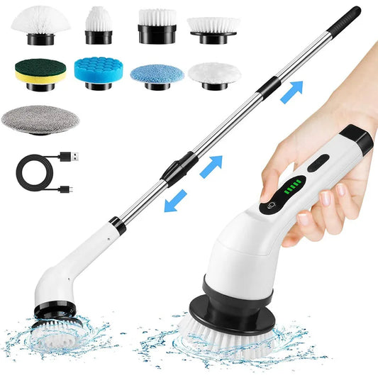 CORDLESS SPIN SCRUBBER BRUSH-POWERFUL CLEANING MADE EASY
