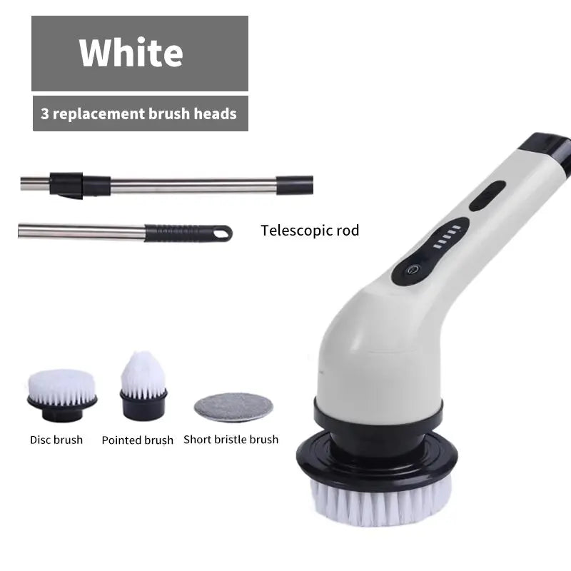 CORDLESS SPIN SCRUBBER BRUSH-POWERFUL CLEANING MADE EASY